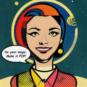 Make it POP - image of smiling girl